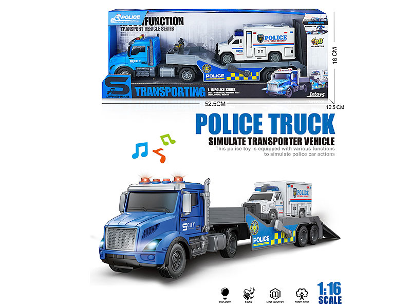 1:16 Friction Tow Truck W/L_M toys