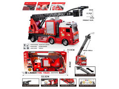 Friction Sprinkler Fire Engine W/L_S toys