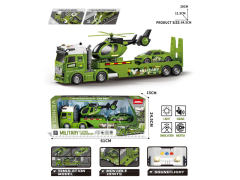 Friction Military Flatbed Transporter W/L_M toys