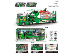 Friction Dinosaur Flatbed Transporter W/L_M toys