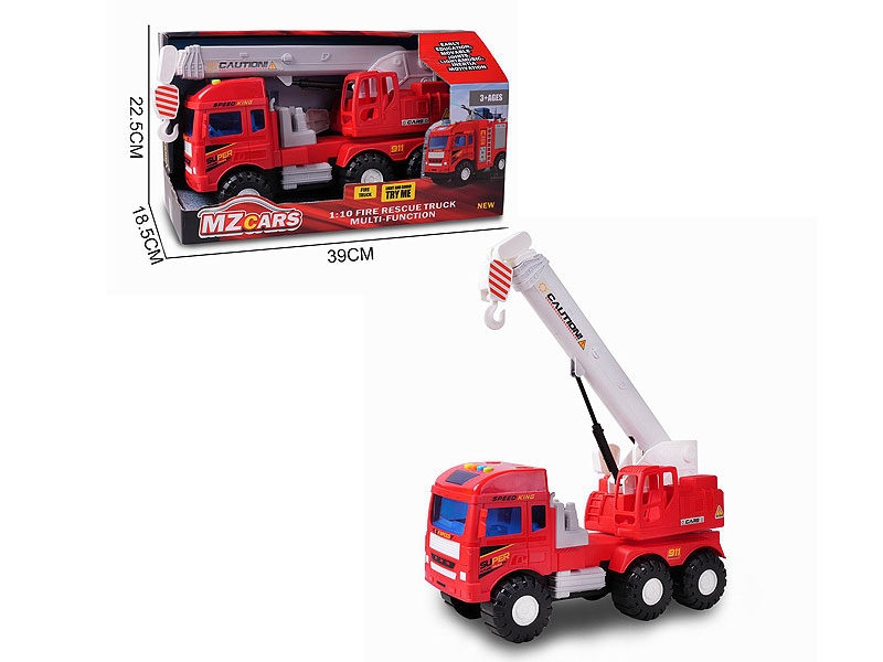 Friction Fire Engine W/L_M toys