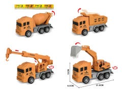 Friction Construction Truck(4S) toys