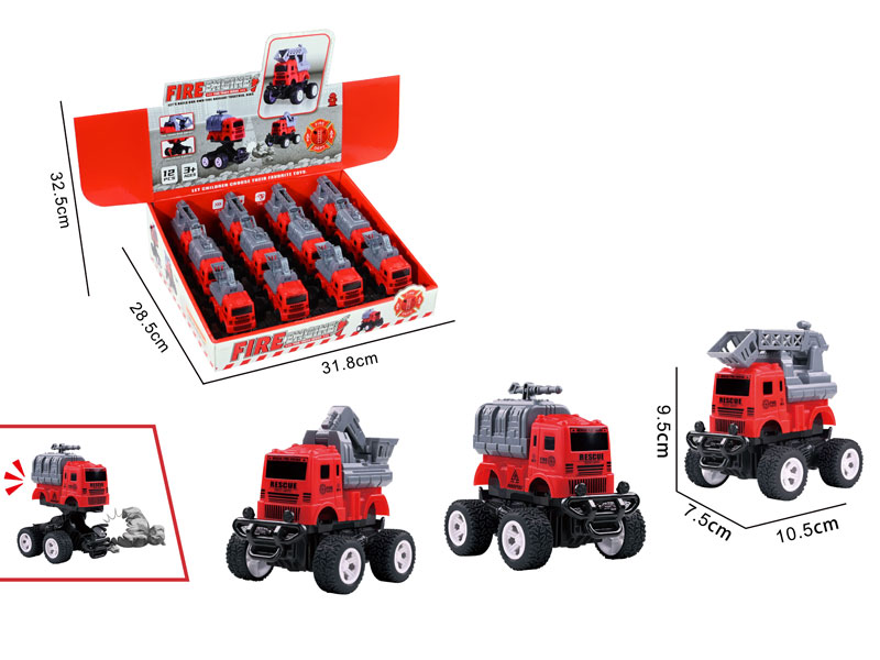 Friction Fire Engine(12in1) toys