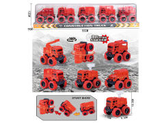 Friction Stunt Fire Engine(5in1) toys