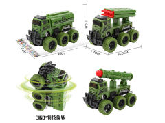 Friction Stunt Military Car(4S) toys