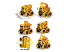 Friction Construction Truck(6S) toys