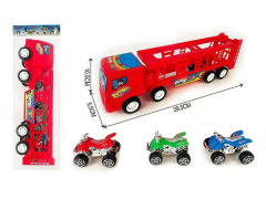 Friction Double Deck Trailer toys