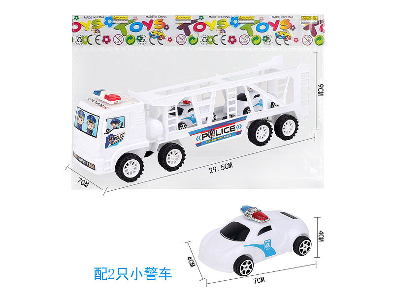 Friction Double Deck Trailer toys