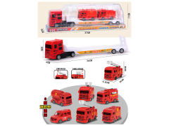 Friction Truck Tow Fire Engine toys