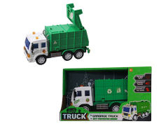 Friction Sanitation Truck W/L_S toys