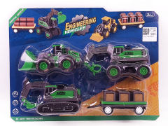 Friction Construction Truck Set toys