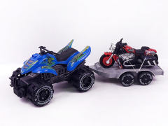 Friction Motorcycle Tow Truck(3C) toys