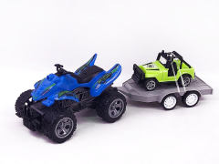 Friction Motorcycle Tow Truck(3C) toys