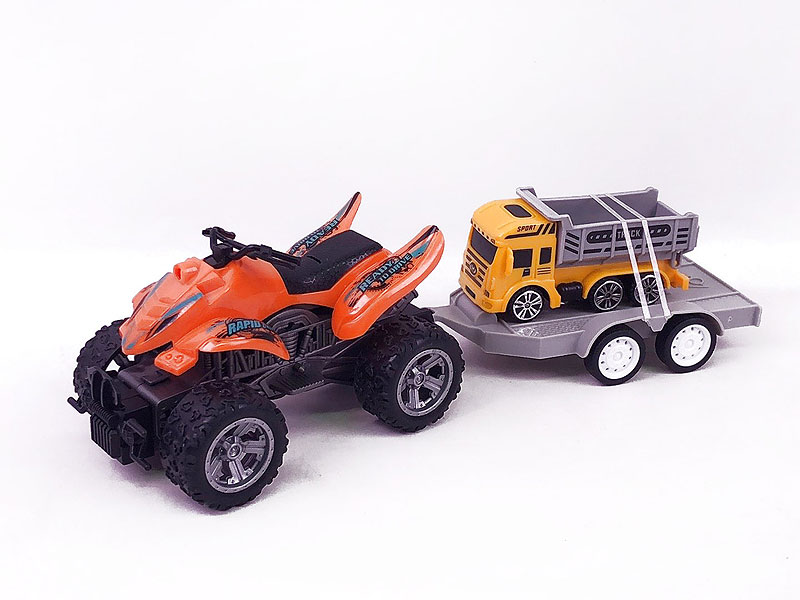 Friction Motorcycle Tow Truck(3C) toys