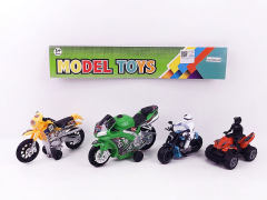 Friction Motorcycle & Pull Back Motorcycle(4in1) toys