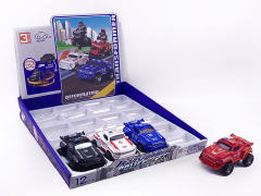 Frction Transforms Car(12in1) toys