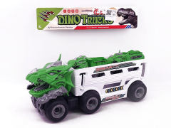 Friction Double Deck Trailer(3S) toys