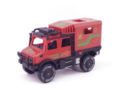 Friction Ambulance W/L_S toys