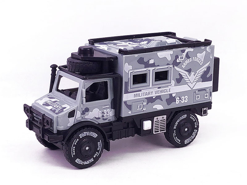 Friction Military Car W/L_S toys