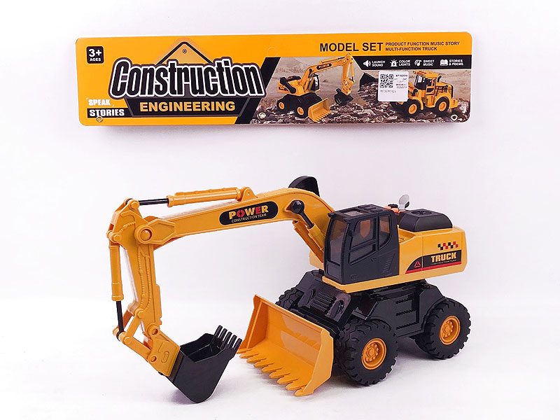 Friction Construction Truck W/L_M toys