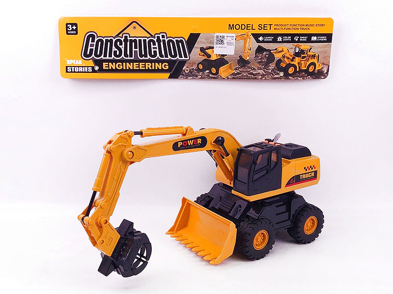 Friction Construction Truck W/L_M toys