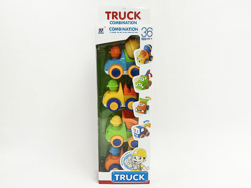 Friction Construction Truck(4in1） toys