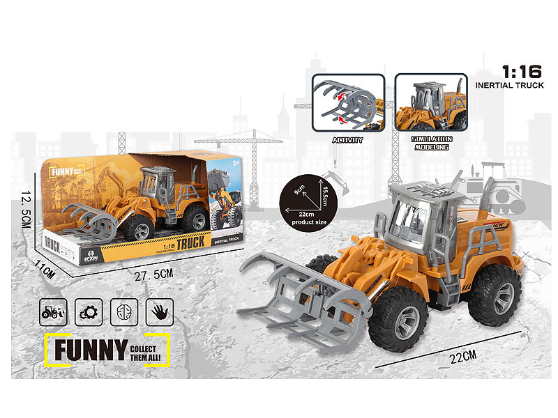 1:16 Friction Construction Truck toys
