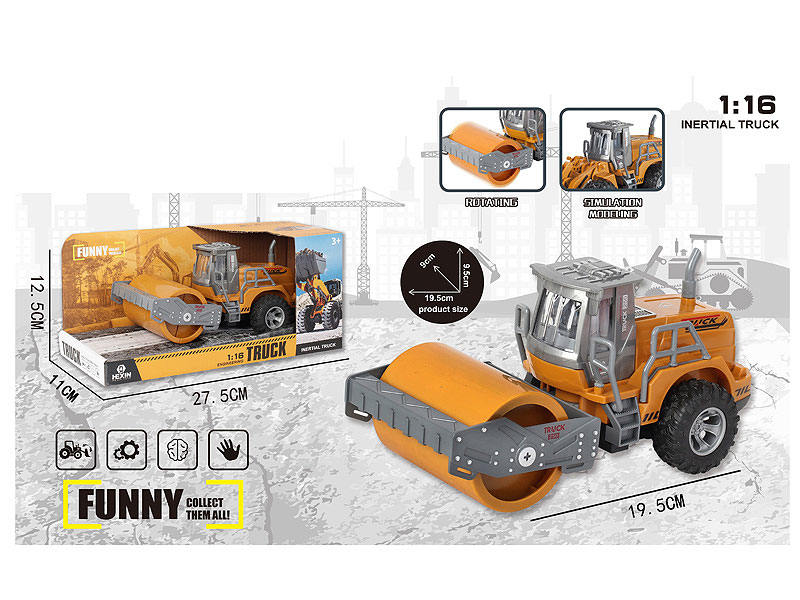 1:16 Friction Construction Truck toys