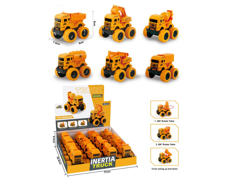 Friction Construction Truck(12in1) toys