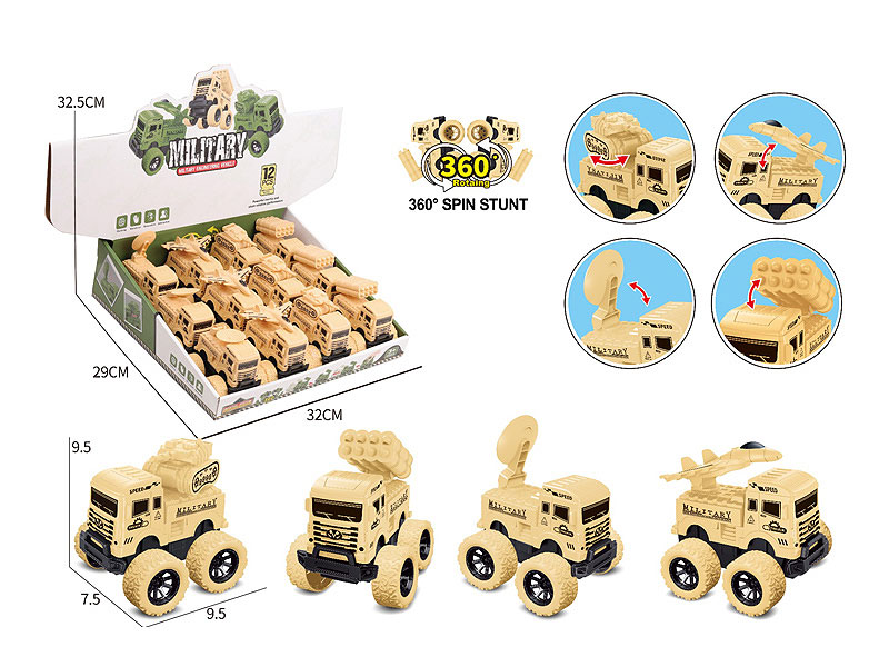 Friction Stunt Car(12in1) toys