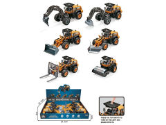 Die Cast Construction Truck Friction W/L_M(6in1)