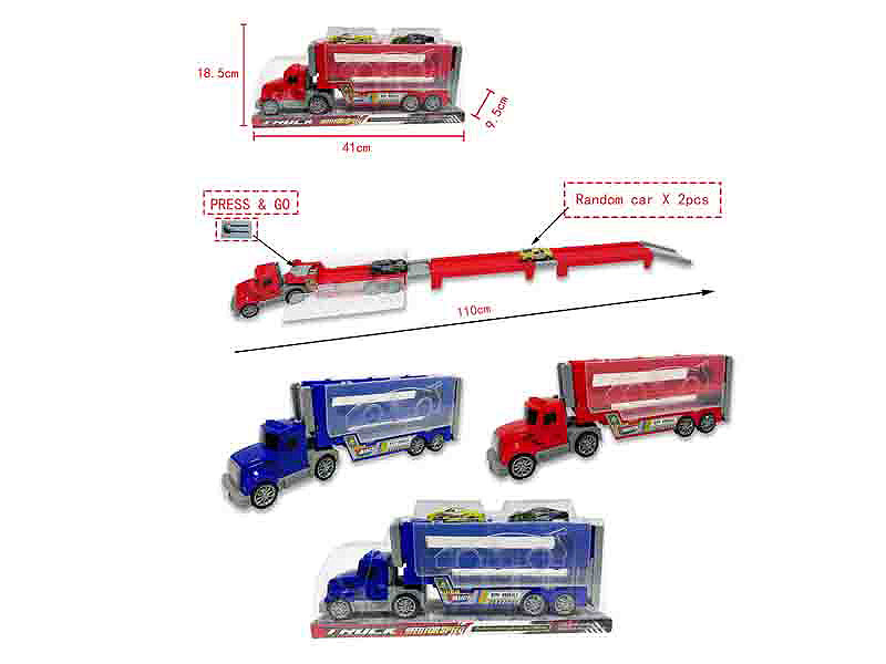 Friction Truck & Pull Back Car(2C) toys