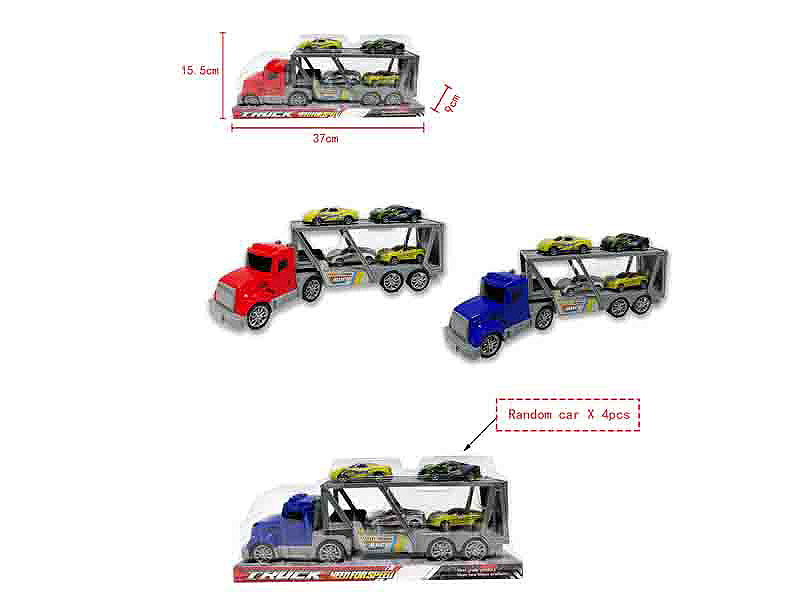 Friction Truck & Pull Back Car(2C) toys