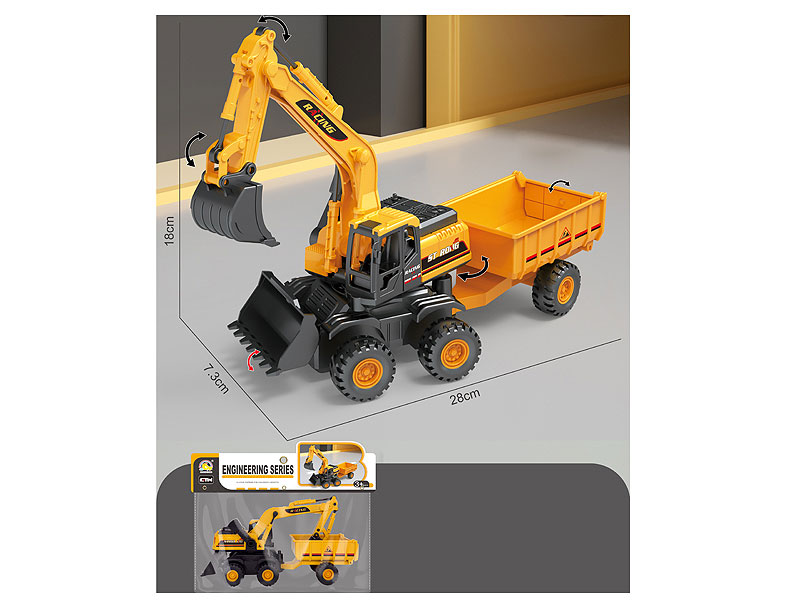 Friction Construction Truck toys