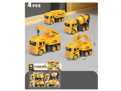Friction Construction Truck(4in1) toys