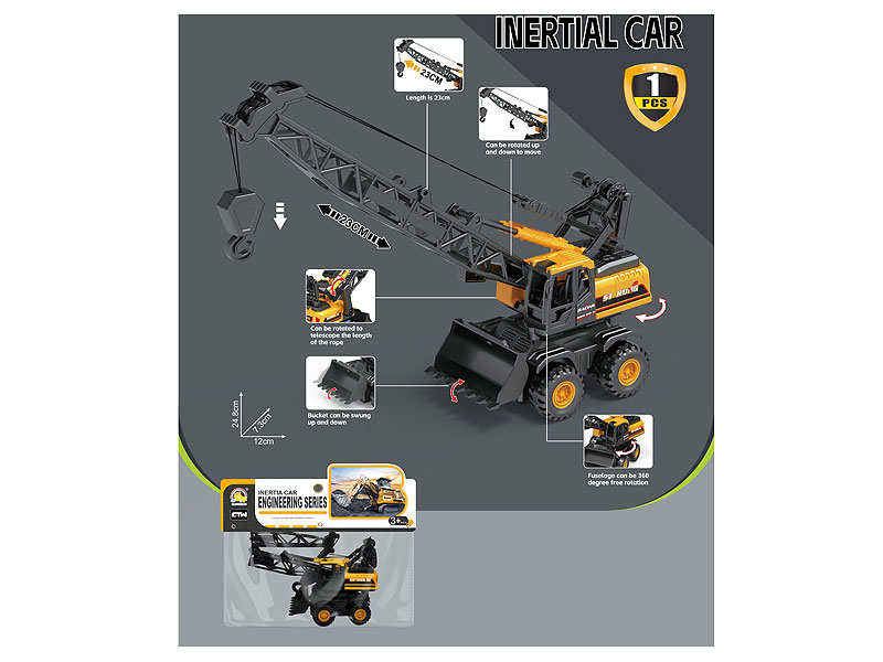 Friction Construction Truck toys