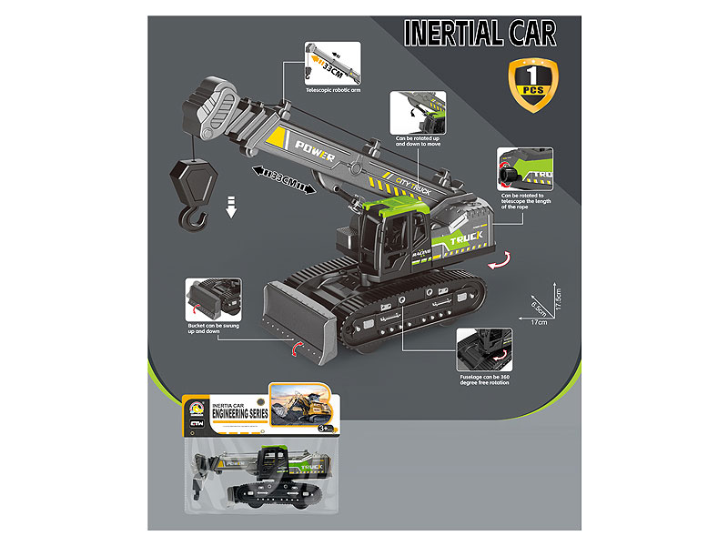 Friction Construction Truck toys