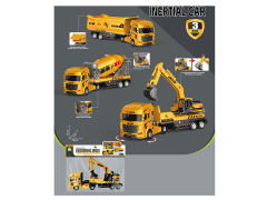 Friction Construction Truck(3S) toys