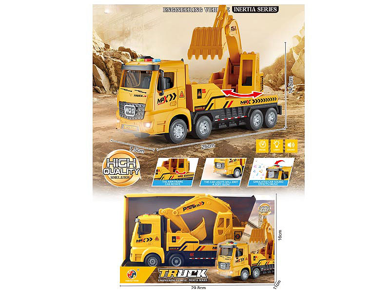 Friction Construction Truck toys