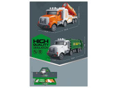 Friction Sanitation Truck(8in1) toys