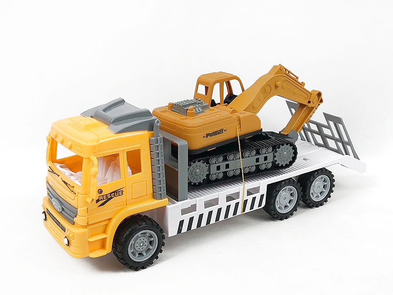 Friction Truck Tow Construction Truck(2C) toys