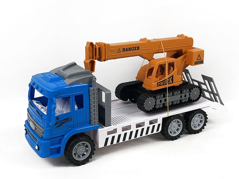 Friction Truck Tow Construction Truck(2C) toys
