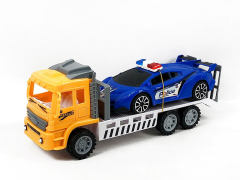 Friction Truck Tow Police Car(2C) toys