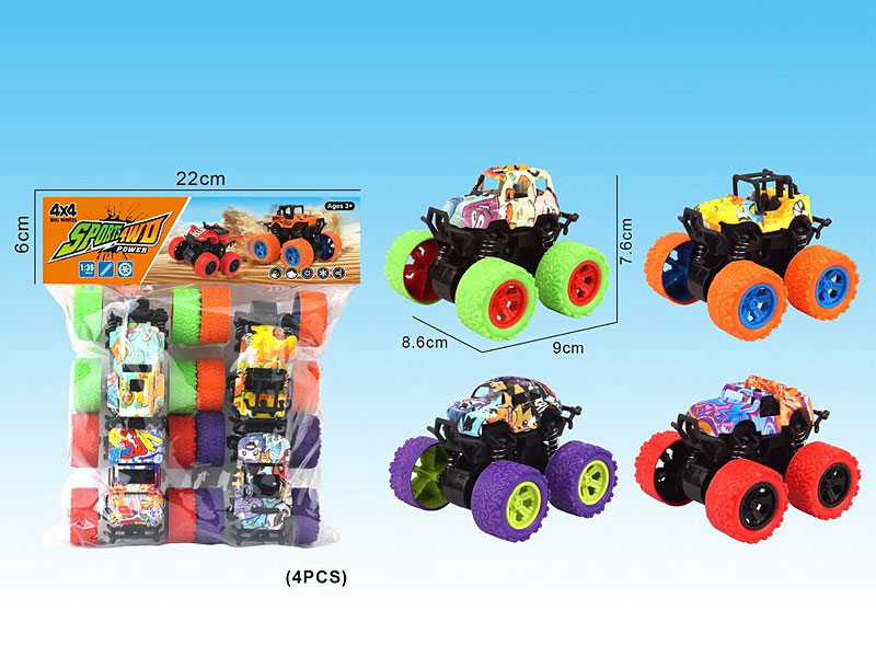 Friction Car(4in1) toys