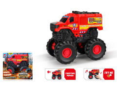 1:16 Friction Fire Engine W/L_M toys