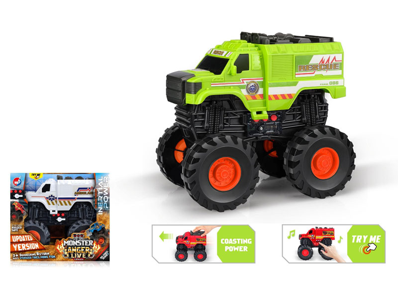 1:16 Friction Ambulance W/L_M(2C) toys