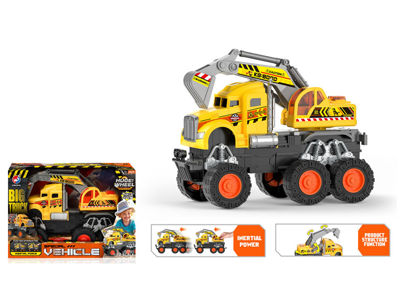 1:12 Friction Construction Truck toys