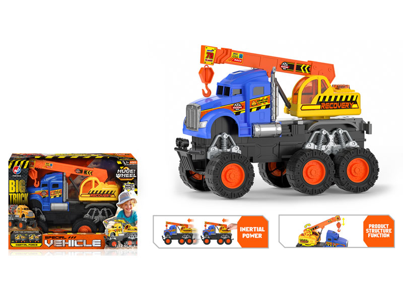 1:12 Friction Construction Truck toys