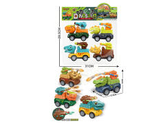 Friction Dinosaur Car(4in1) toys