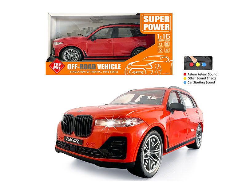 1:16 Friction Car W/L_S toys